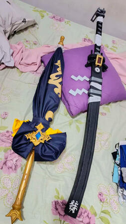 Paraguas Navia / Espada Hoshimo Miyabi (hoyoverse)